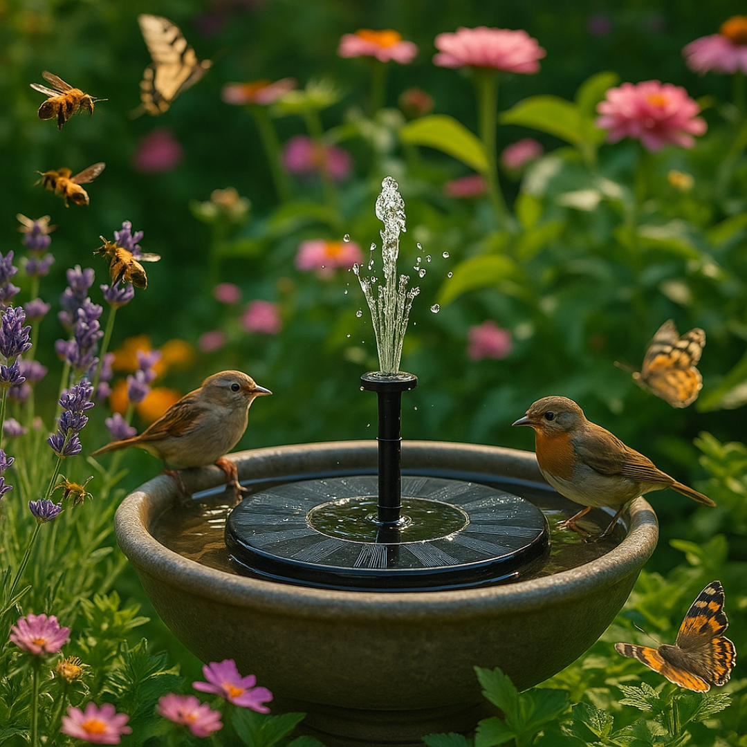 Solar Fontein - voor een levendige tuin