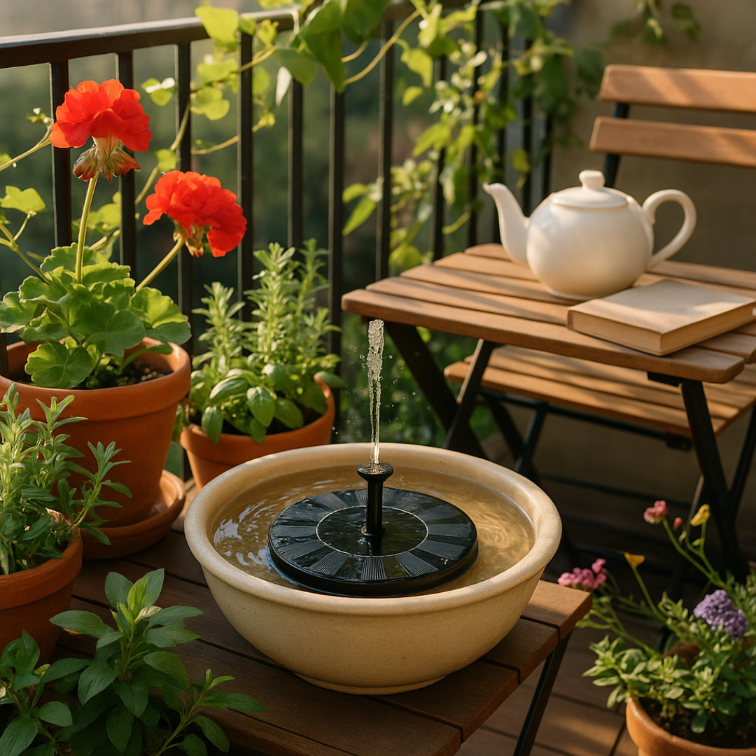 Solar Fontein - voor een levendige tuin