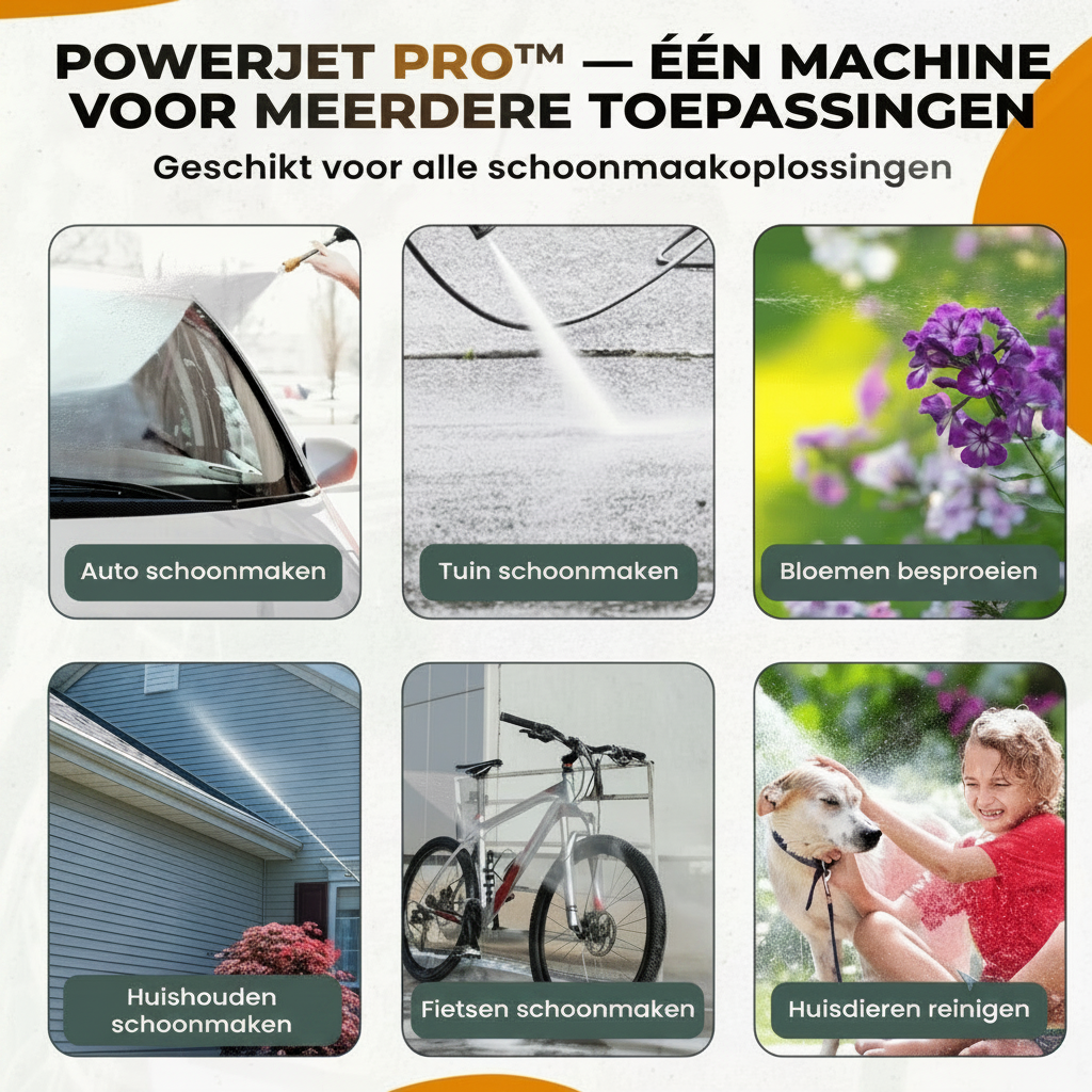 Draadloze Hogedrukreiniger Powerjet
