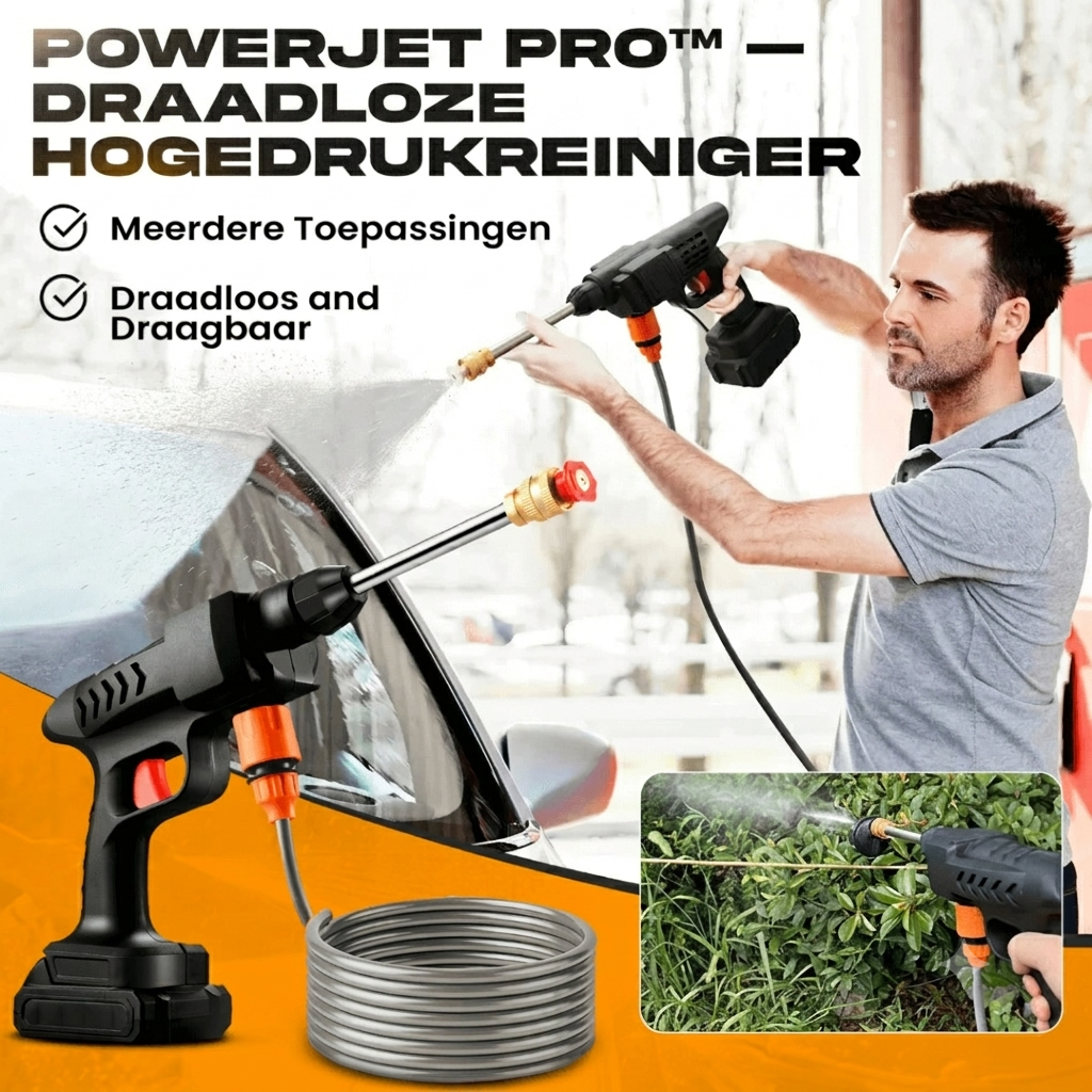 Draadloze Hogedrukreiniger Powerjet