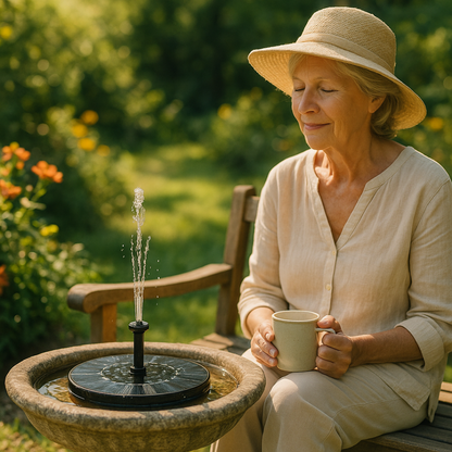 Solar Fontein - voor een levendige tuin