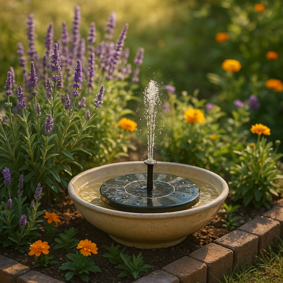 Solar Fontein - voor een levendige tuin